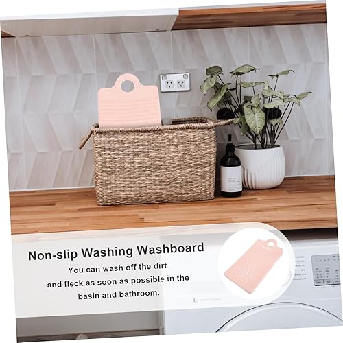 Miniatura 2 de STOBAZA herramientas de decoración camisas tabla de madera tabla de lavado tabla de lavandería pequeño lavabo suministros de lavandería tabla de