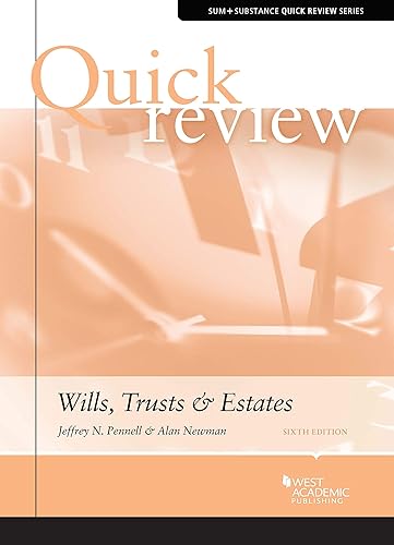 Quick Review of Wills, Trusts &amp; Estates (Quick Reviews)