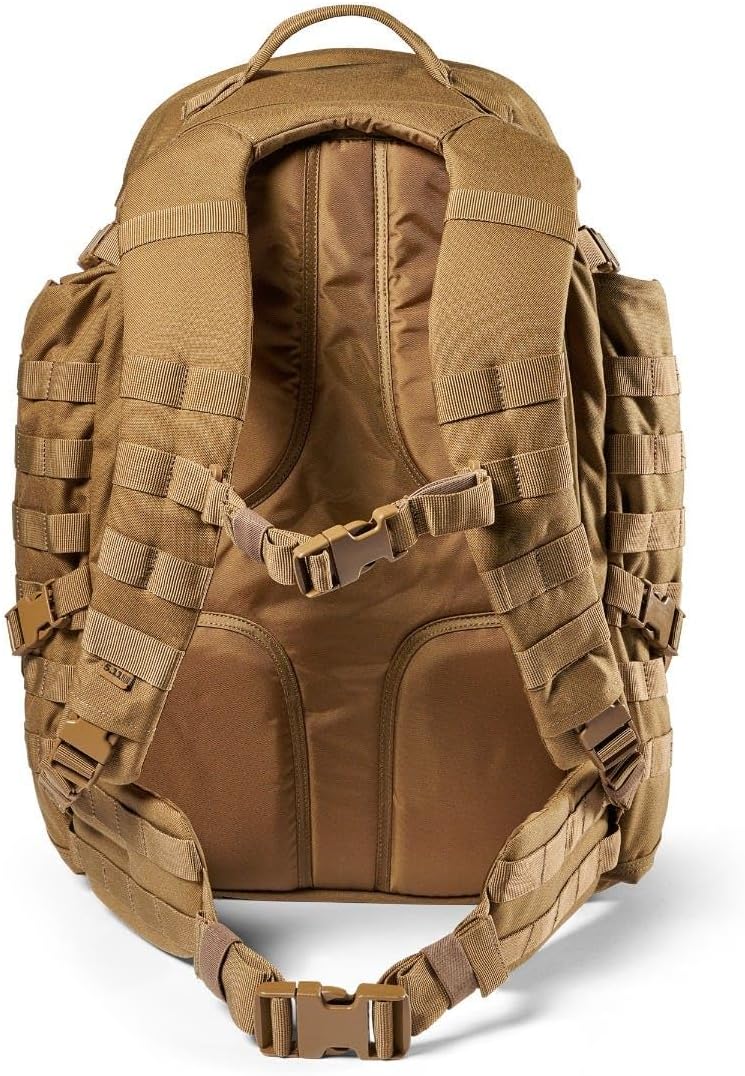 5.11 Tactical Backpack, RUSH 72 2.0 Military Survival Molle Back Pack with Laptop Compartment, Large, 55L, Style 56565ABR