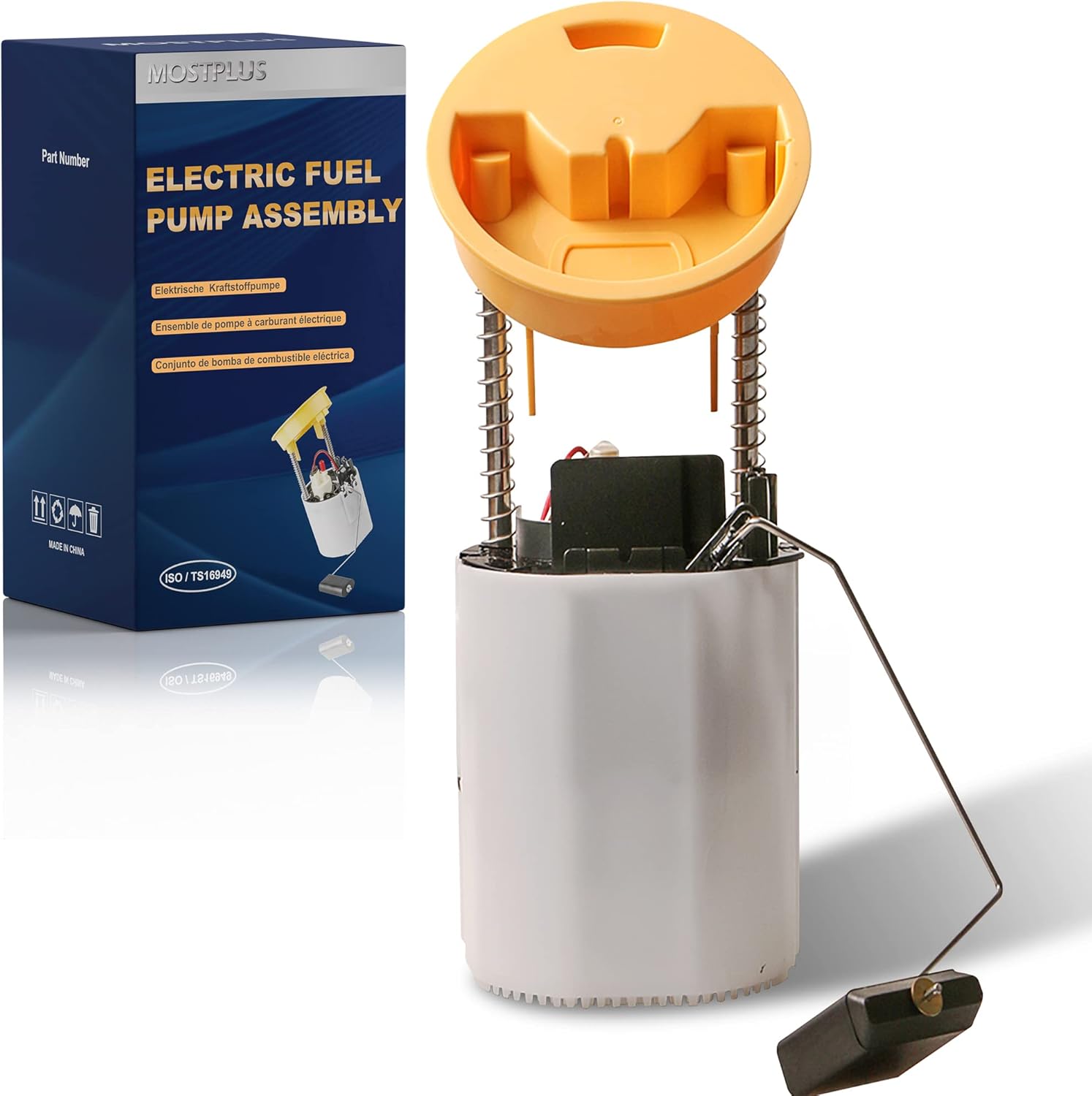 MOSTPLUS 2114702994 Electric Fuel Pump Assembly Compatible with Mercedes-Benz 2003-2005 E320 2006-2009 E350 2003-2006 E500 3.2L 3.5L 5.0L Replace E8530M