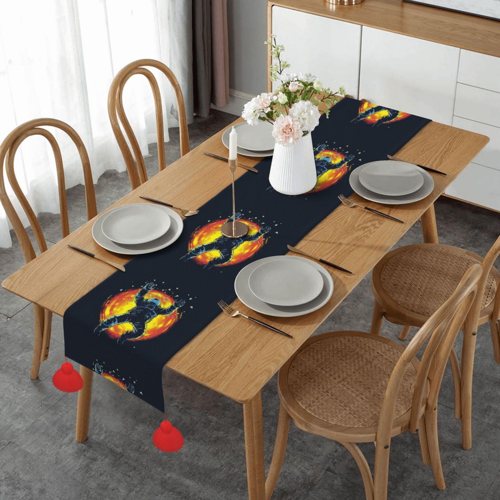 Chemin de table Noël astronaute Mars : le cadeau déco parfait pour passionnés