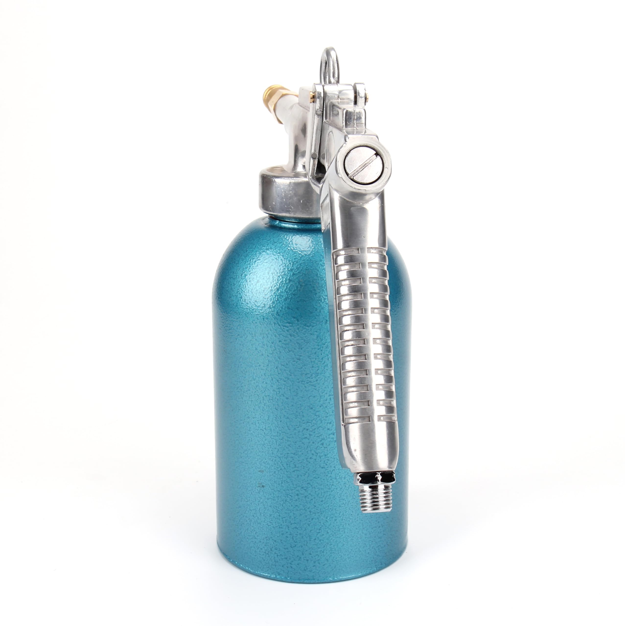 Pistolet à pression - Réservoir de 1100 ml - 4-5 bar - Pistolet à air comprimé - Tuyau - Buse à crochet - Buse ronde