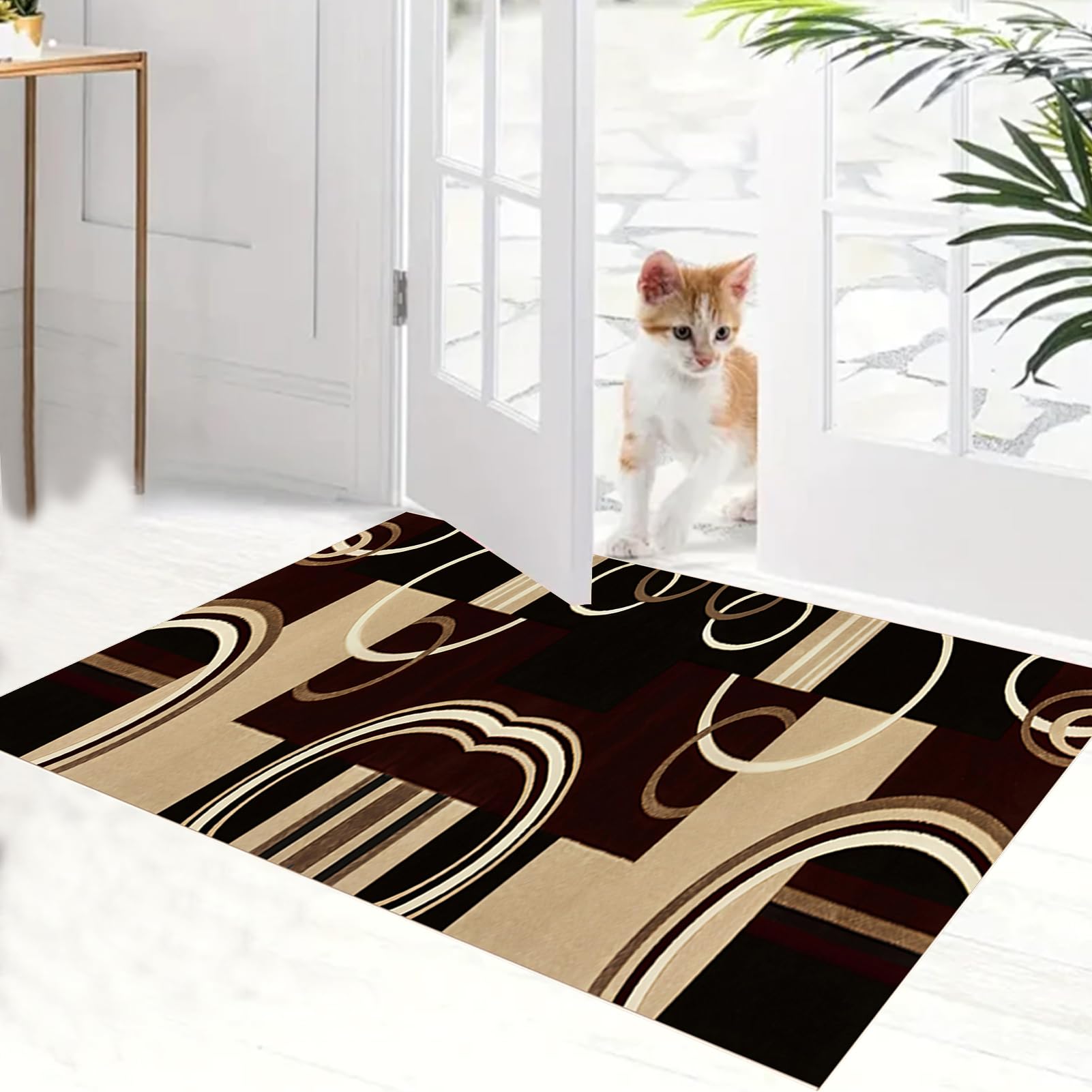 Dywan Chodnik Kuchenny Zmywalny Antypoślizgowy Dywan Biegacz Długi Korytarz Dywany Salon Dywan Sypialnia Nowoczesne Długie Maty Do Wejścia Balkon Łazienka Pralnia 40 x 400 cm