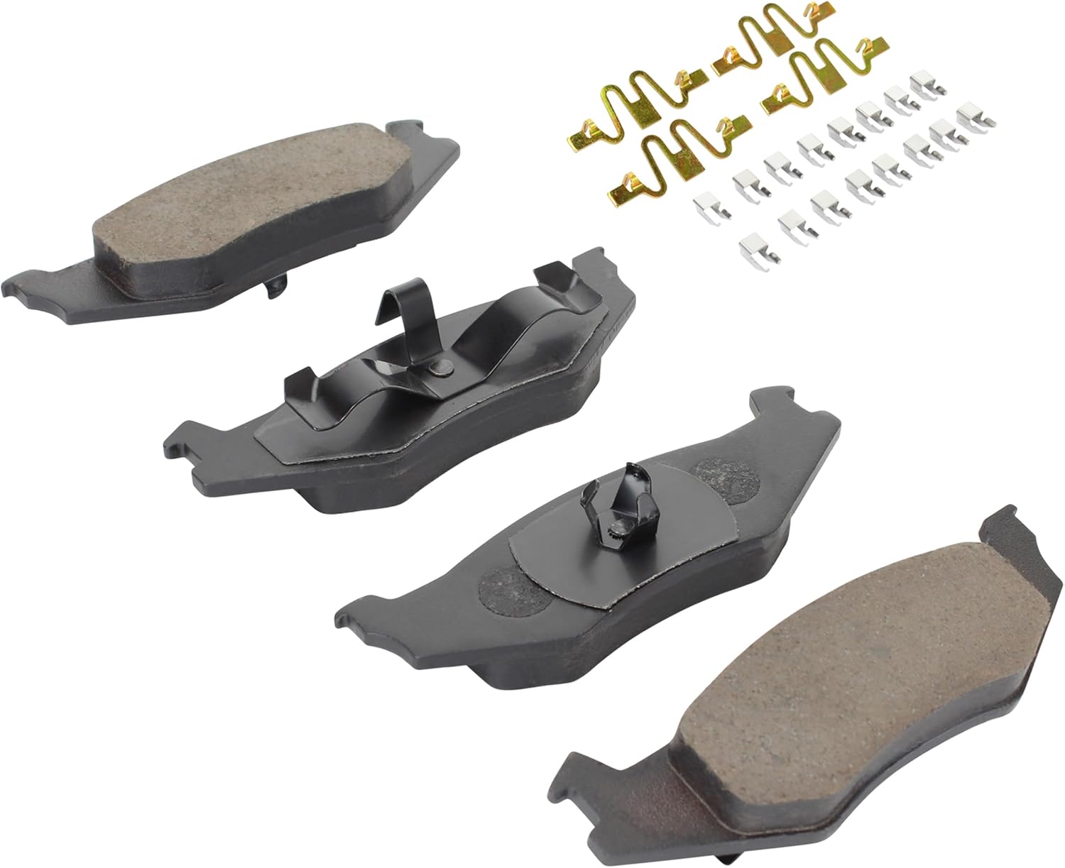 QUALITY-BUILT Rear Ceramic Brake Pads, Black Series 1003-0512C, Compatible with 1985-2010 Chrysler/Dodge/Eagle/Plymouth (300M,Acclaim,Breeze,Cirrus,Concorde,Daytona,Dynasty,Imperial,Intrepid,Lancer)