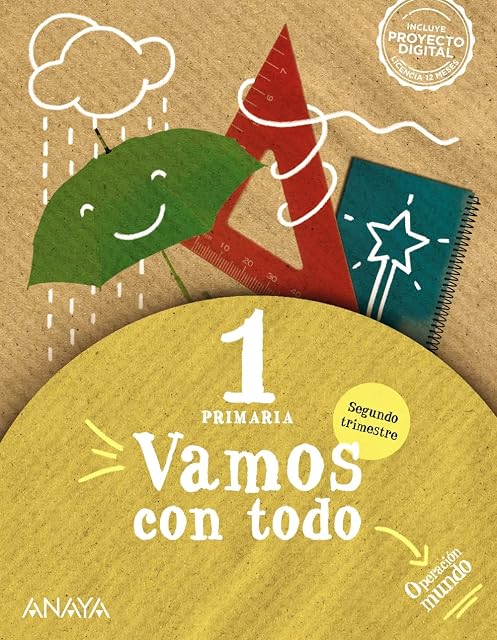 Portada de Vamos con Todo 1º Educacion Primaria Segundo Trimestre Operación Mund