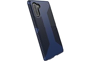 Speck Presidio Grip Samsung Galaxy Note 10 Case: Durable Protection, Coastal Blue/Black