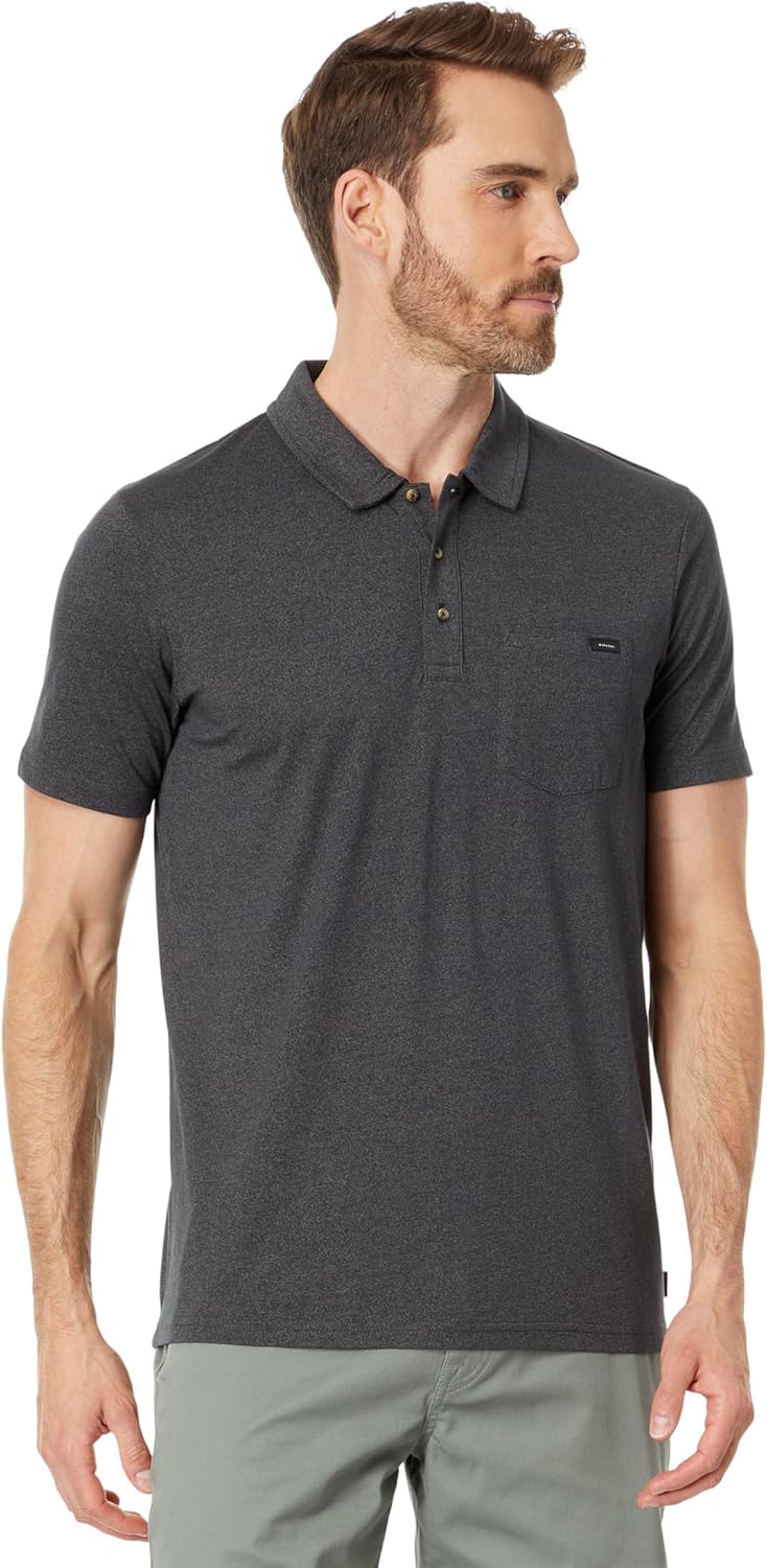 Rip Curl Too Easy Polo Shirt-Dusty Blue