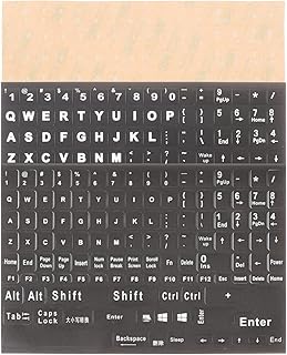 SOLUSTRE Letter Stickers Letter Stickers Laptop Stickers 3 Sheets Keyboard Sticker English Keyboard Letter Sticker Keyboard Decal Letter Stickers Laptop Stickers Laptop Stickers