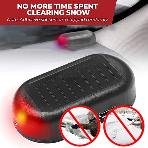 Miniatura 2 de 4 unidades anticongelante electromagnético dispositivo de eliminación de nieve para automóvil  Descongelador 2 en 1 y alarma antirrobo con LED