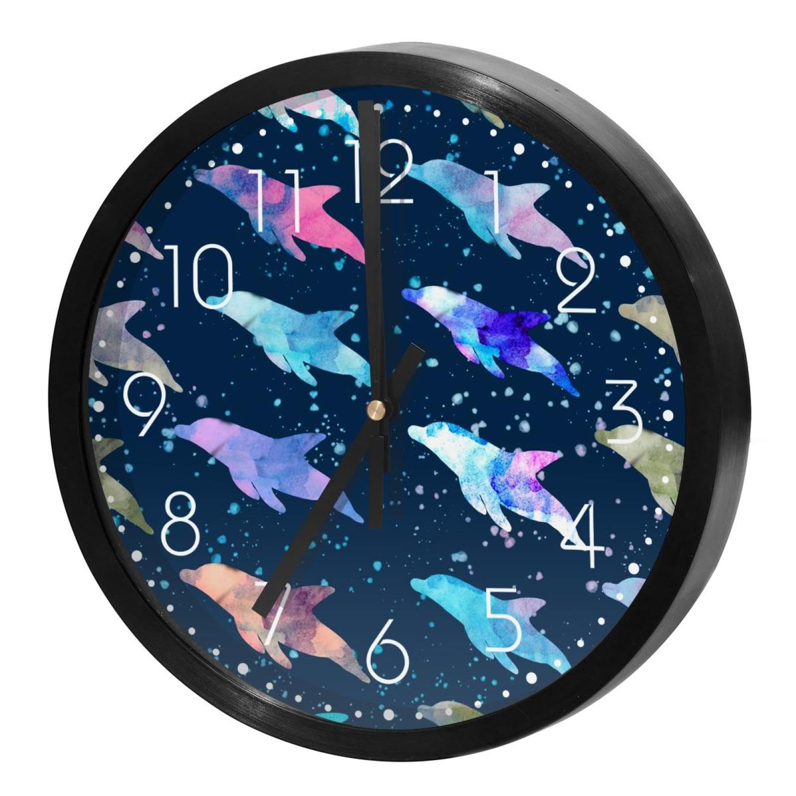 Horloge murale ronde silencieuse pour en finir avec le tic-tac