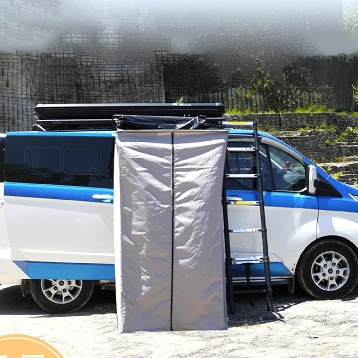 Camping Tent Car Side Camping Shower Tents Portable Vehicle Awning Shower Room, SJeep Truck Awning Shower Privacy Shelter, Outdoor Shower Camping for Struck Jeep Ca