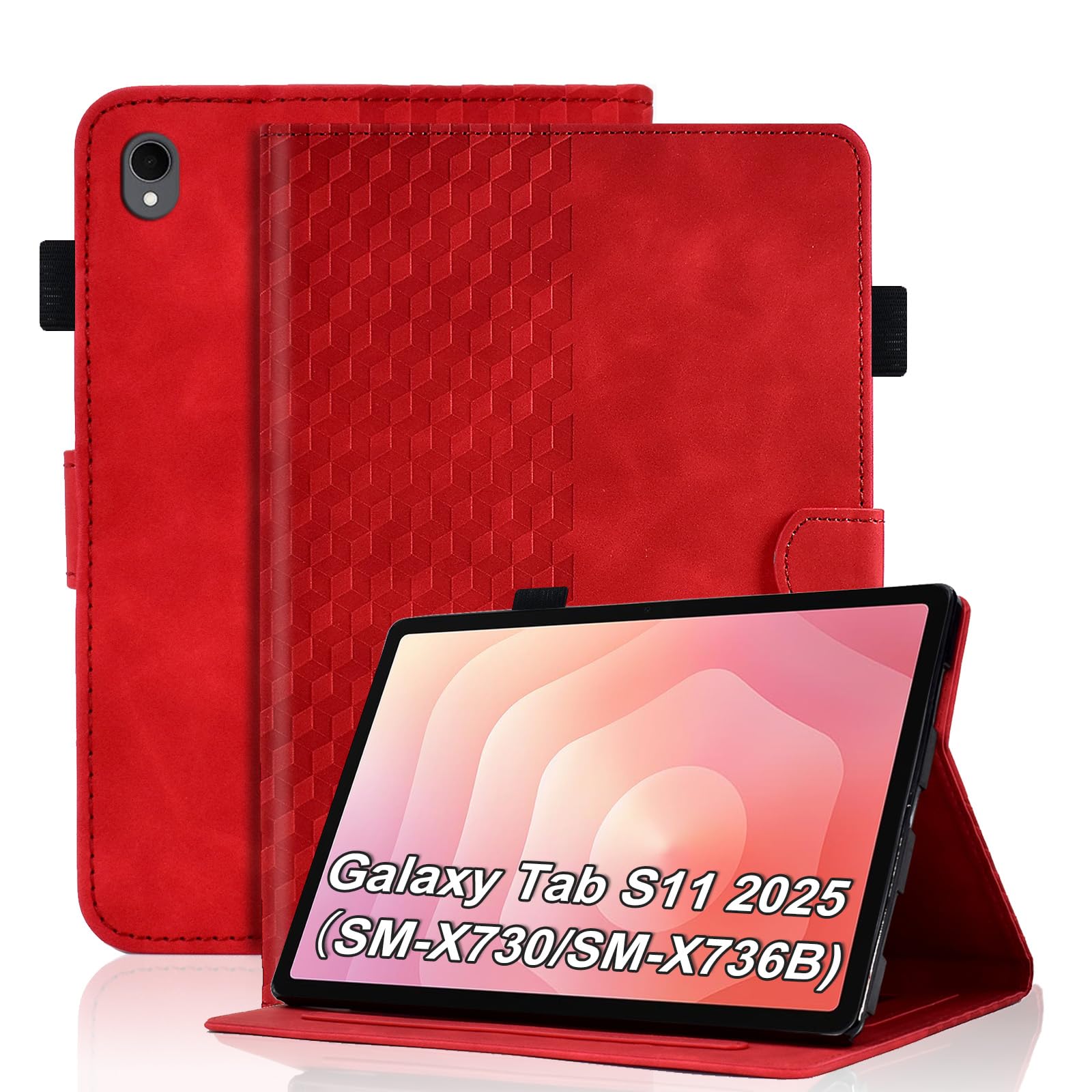 Case for Honor Pad X8a 11 Inch Tablet 2024 Protective Case Premium Leather Folio Smart Case with Auto Sleep/Wake Pen Holder Card Slot for Honor Pad X8a- Dark Green — view 270