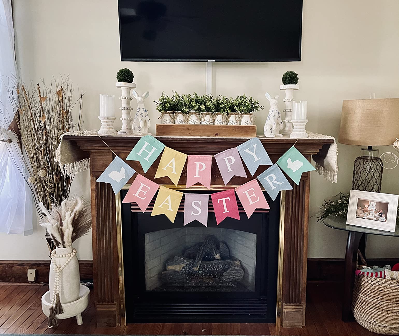 3/mo Finance Stonebriar Decorative Worn White Wooden Pillar Candle