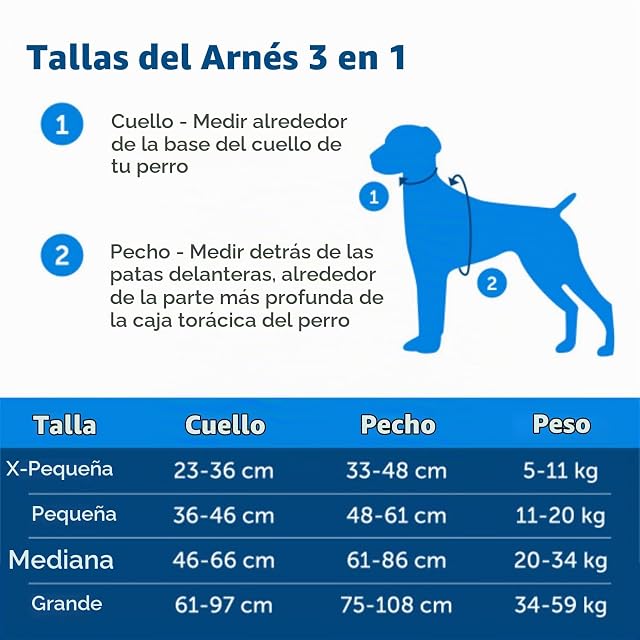 Foto 7 de 7 de PetSafe 3-in-1 Arnés Pectoral con Enganche Frontal, XS, Negro