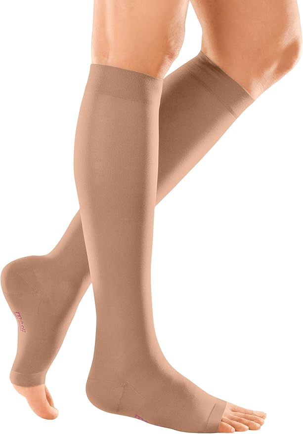 medi mediven elegance - 024BZ74 Knielange Damen Kompressionsstrümpfe mit offener Spitze | CCL2 ...
