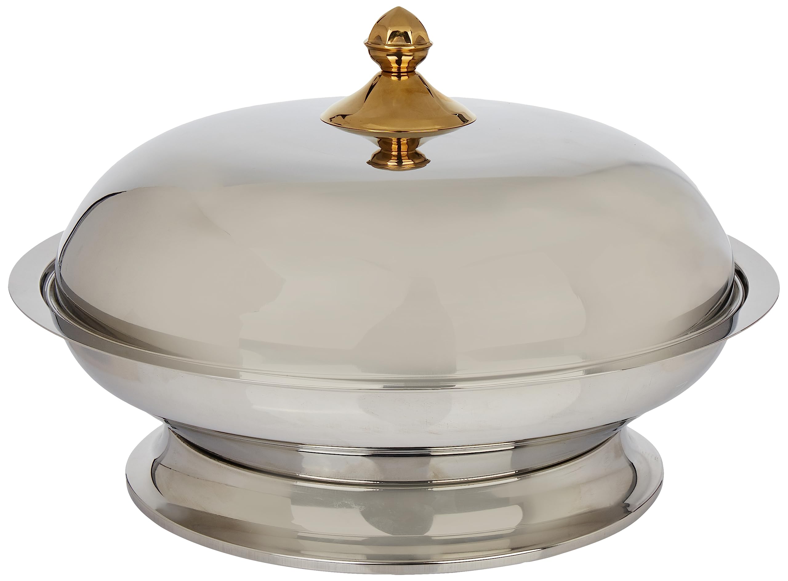 HOME MAKER GLANZA ROUND KOZI DISH W/STAND 50CM