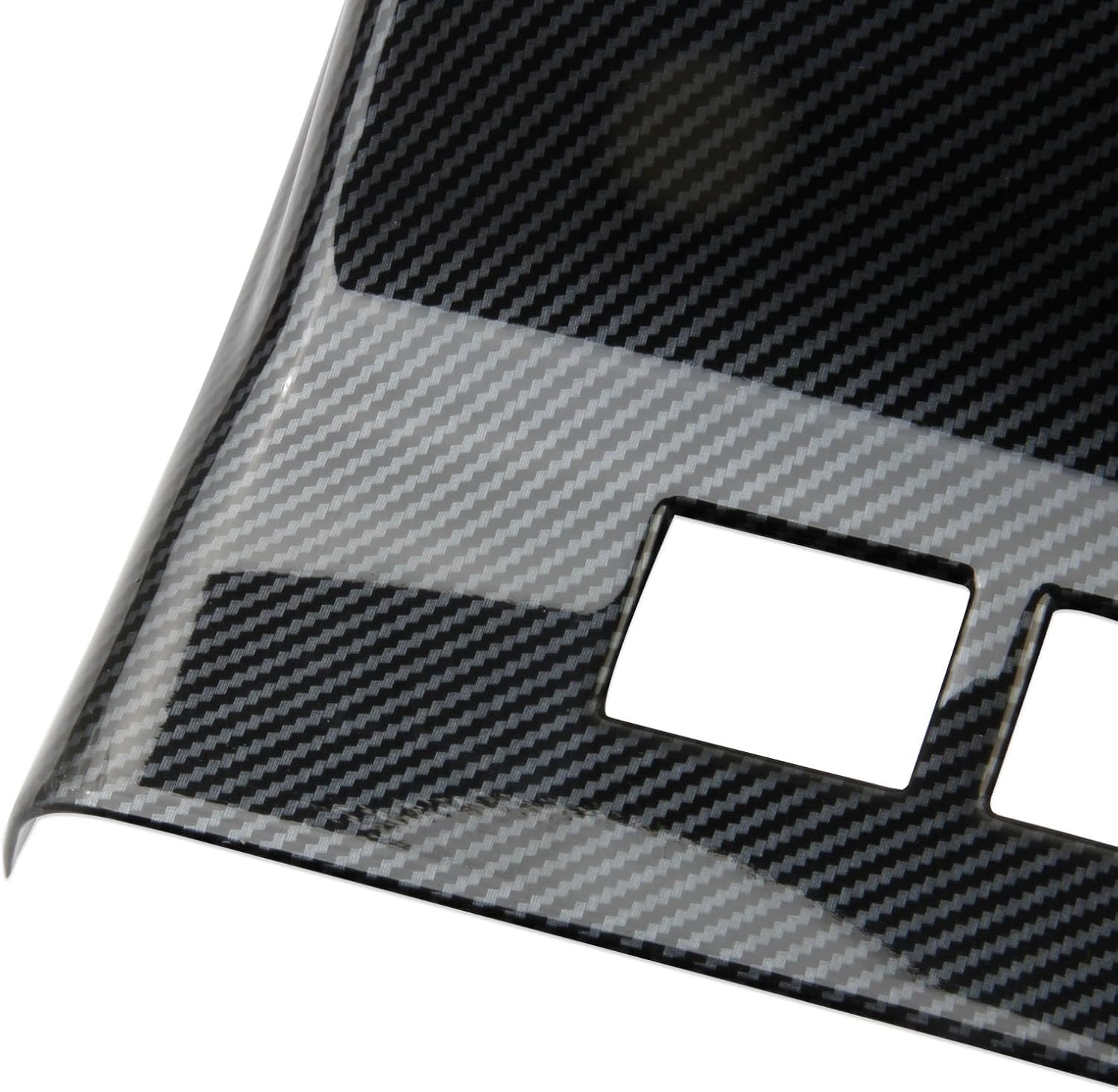 crosselec Carbon Fiber Style Rear Armrest Box AC Air Conditioner Outlet Vent Trim for 2022-2026 Acura MDX