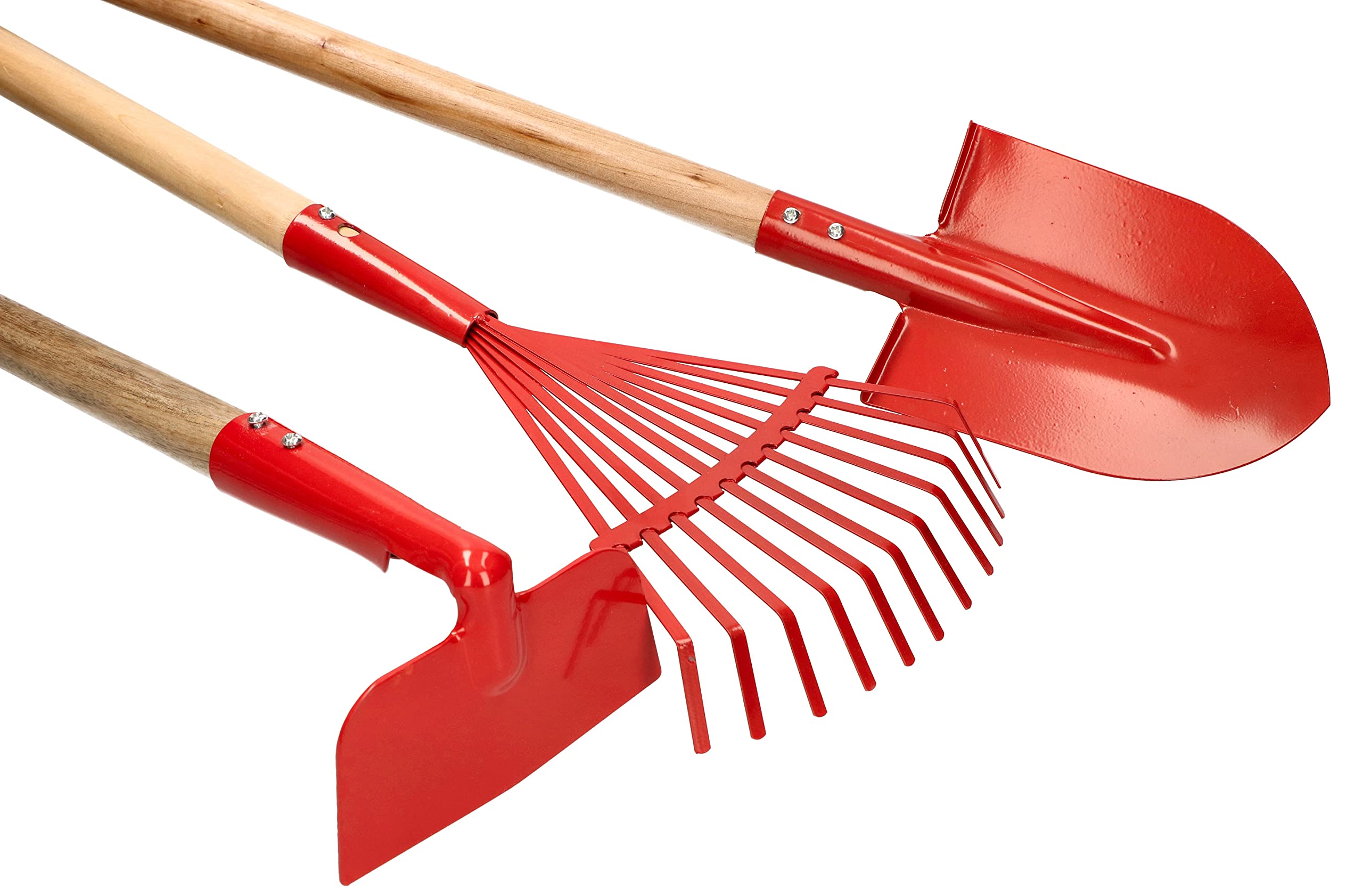 Set Attrezzi Da Giardino Per Bambini - 5 Pezzi In Metallo E Legno, Per Gioco E Apprendimento - Foto 2