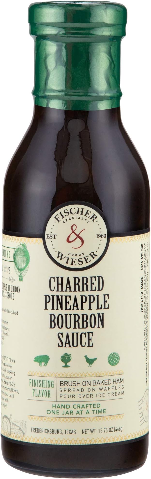 Fischer & WieserCharred Pineapple Bourbon Sauce, 15.75 Oz., Pack Of 2