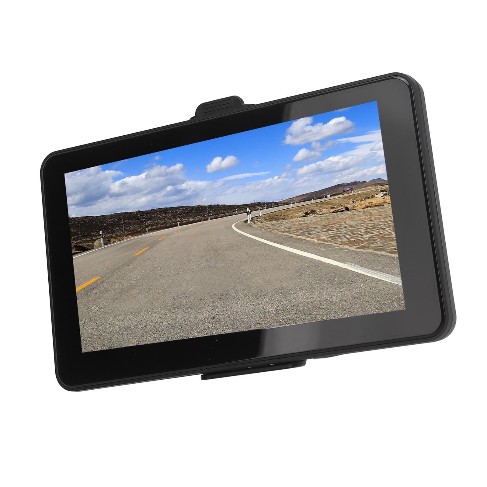 Qqmora Navigazione GPS Touchscreen, con Guida Vocale, di Navigazione GPS Portatile 256 MB e 8 GB per Auto, Autobus, Camion, Ricerca Codice Postale MP4, ASF, WMV, AVI