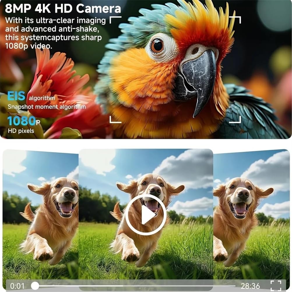 Occhiali Video Intelligenti con ia chiamate e Musica Senza Fili | occhiali intelligenti con ia bluetooth, registrazione video 4k hd e traduzione in tempo reale