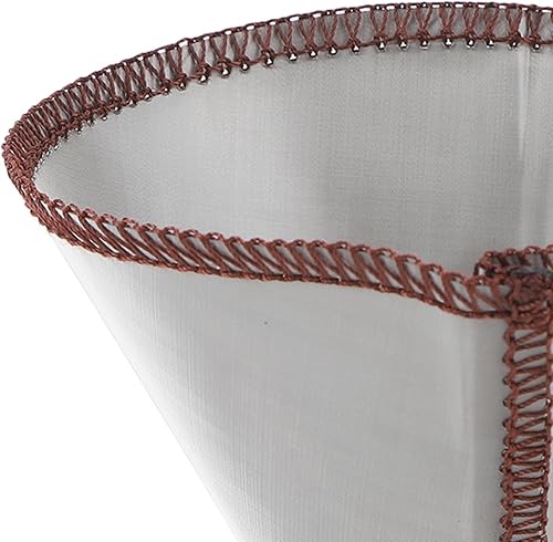 Miniatura 7 de Filtros de café reutilizables, para verter sobre el gotero de café, cono de filtro de café reutilizable, forma de cono, filtrado fino, acero
