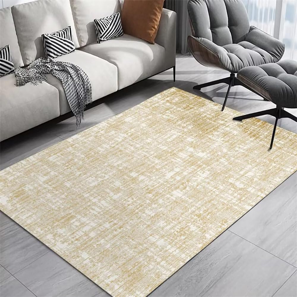 Tapis de maison artistique en flanelle douce pour grand salon