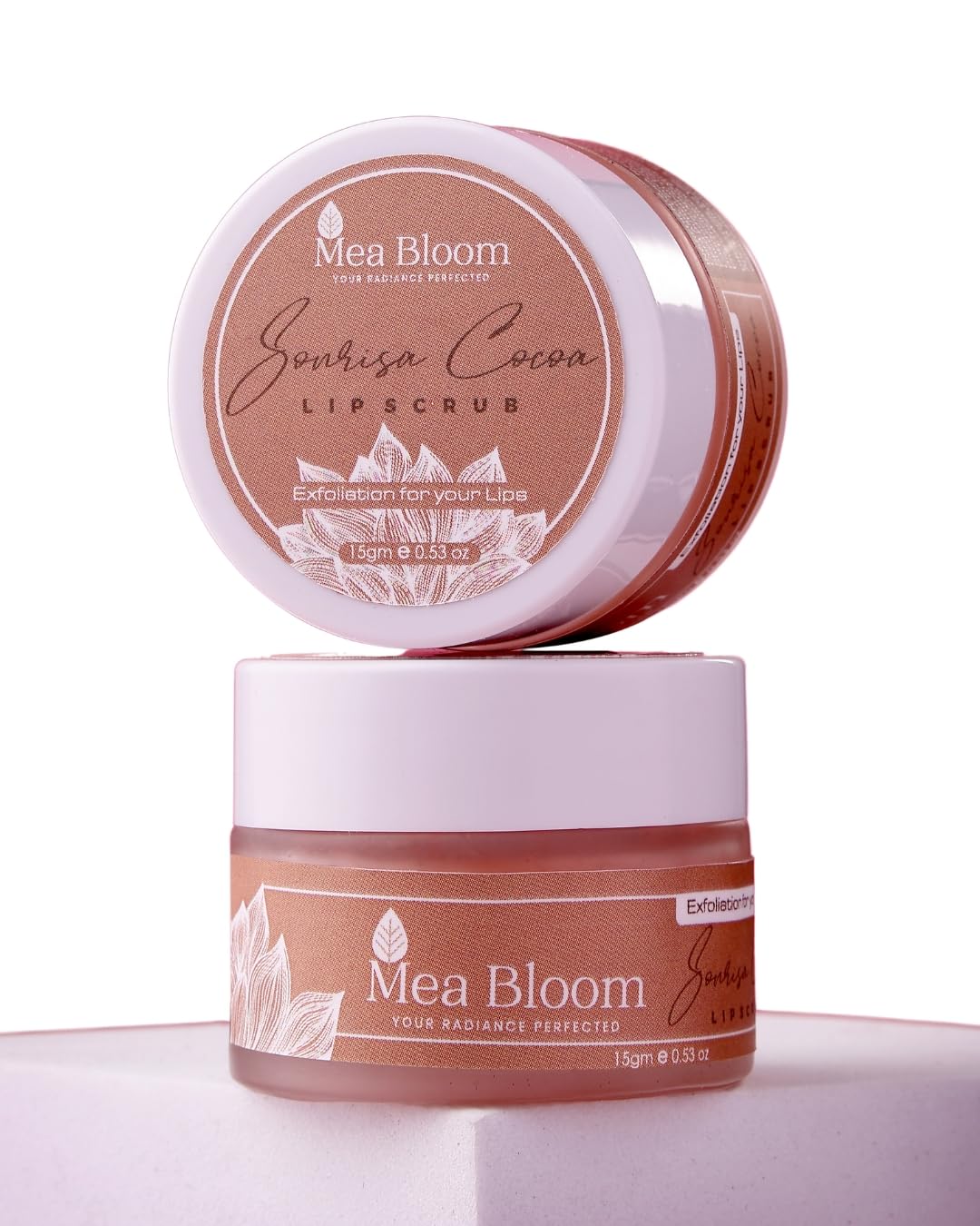 Mea Bloom Sonrisa Cocoa Exfoliating & Nourishing Lip Scrub I Heals Dry & Chapped Lip I Natural Sugar Crystals with Cocoa Butter, Shea Butter, Rosehip Oil, Vitamin E I Gentle Exfoliation & Deep Nourishment I For Women, Teens & Men I 15 Gm (pack of 1)-image-30