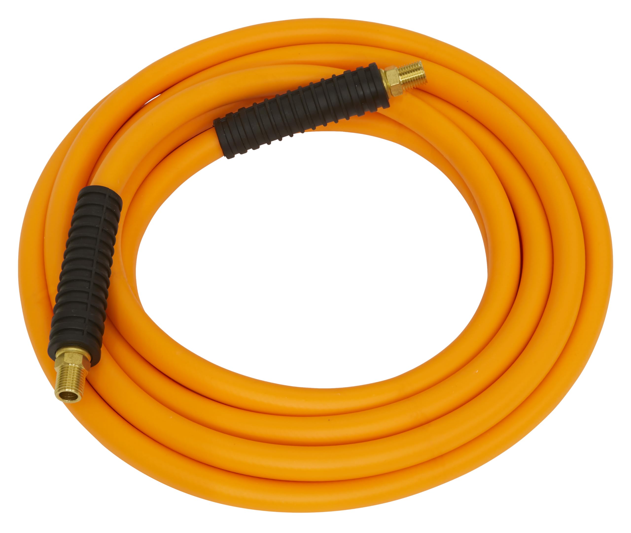 Sealey Ahhc15 Air Hose 15Mtr X ?8Mm Hybrid High Visibility with 1/4In Bsp Unions