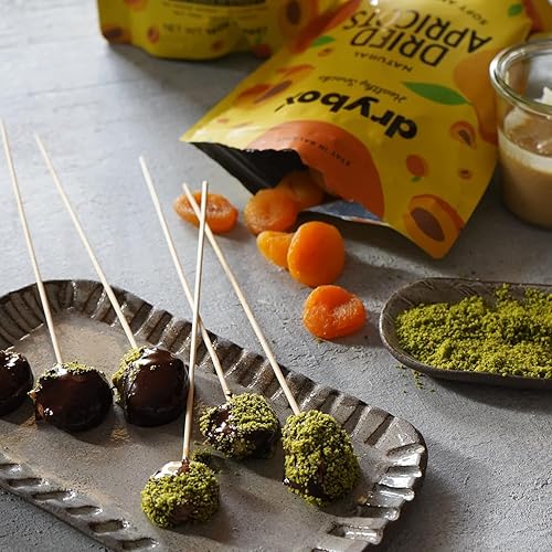 Miniatura 14 de Drybox Albaricoques turcos secos sin sulfuro, 12 paquetes de almuerzo, sin azúcar añadido, albaricoques secos orgánicos sin OMG para la escuela