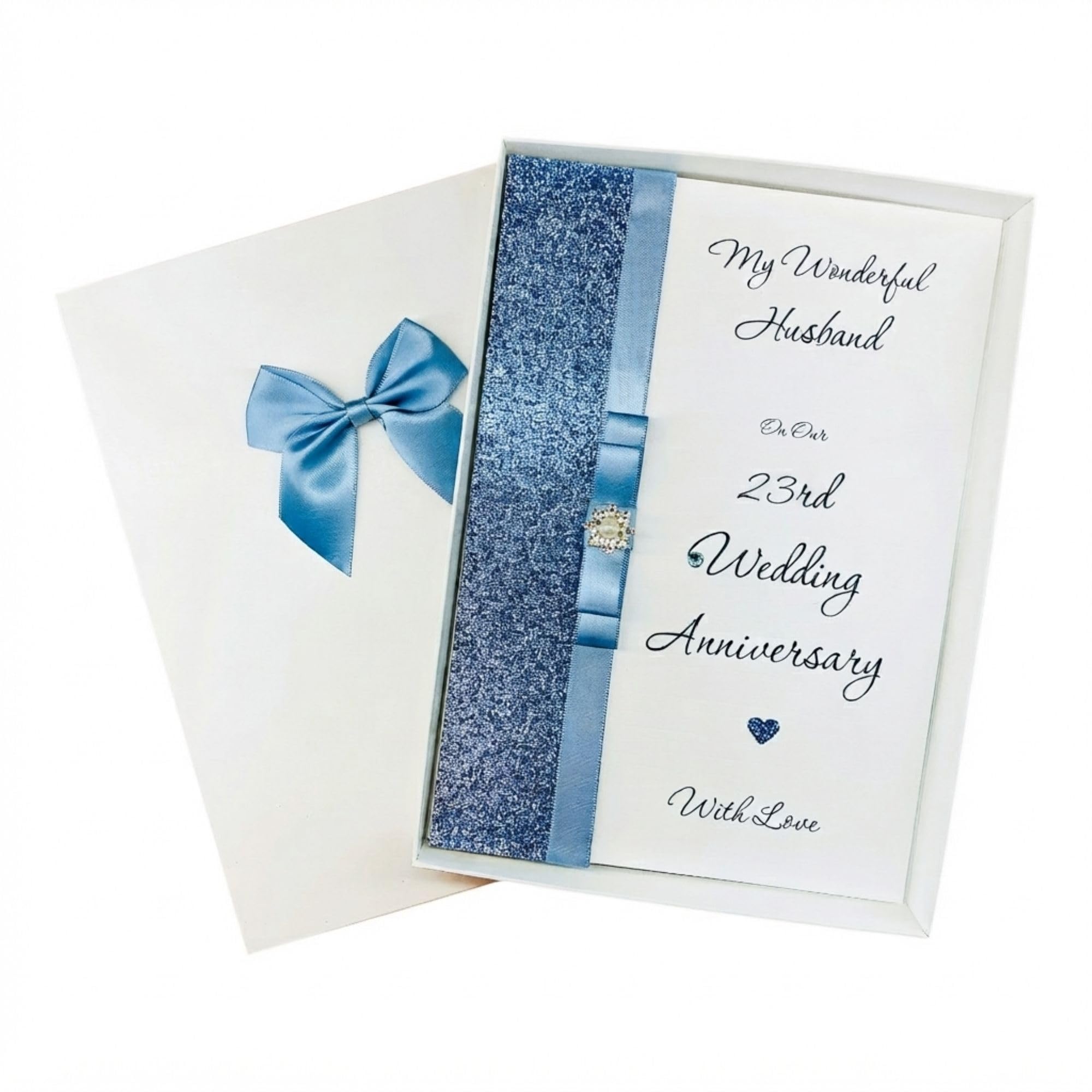 Husband 23rd Wedding Anniversary Card Personalised - LB 492