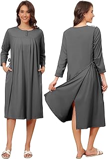 Flannel Nightgowns For Elderly Picks collage image 3