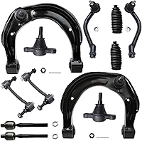 Vista 38 de Detroit Axle - Kit de suspensión completo de 12 unidades para Dodge Ram 1500 4x4 solamente - 2 brazos de control superiores y rótulas, 2 rótulas