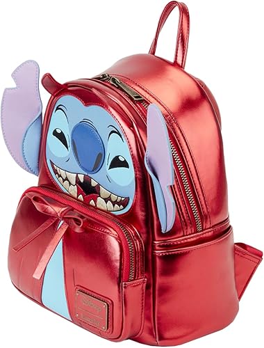 Miniatura 7 de Loungefly Disney Stitch Devil Mini mochila, Lilo and Stitch Halloween Fashion Bag, Multi, Mini mochila