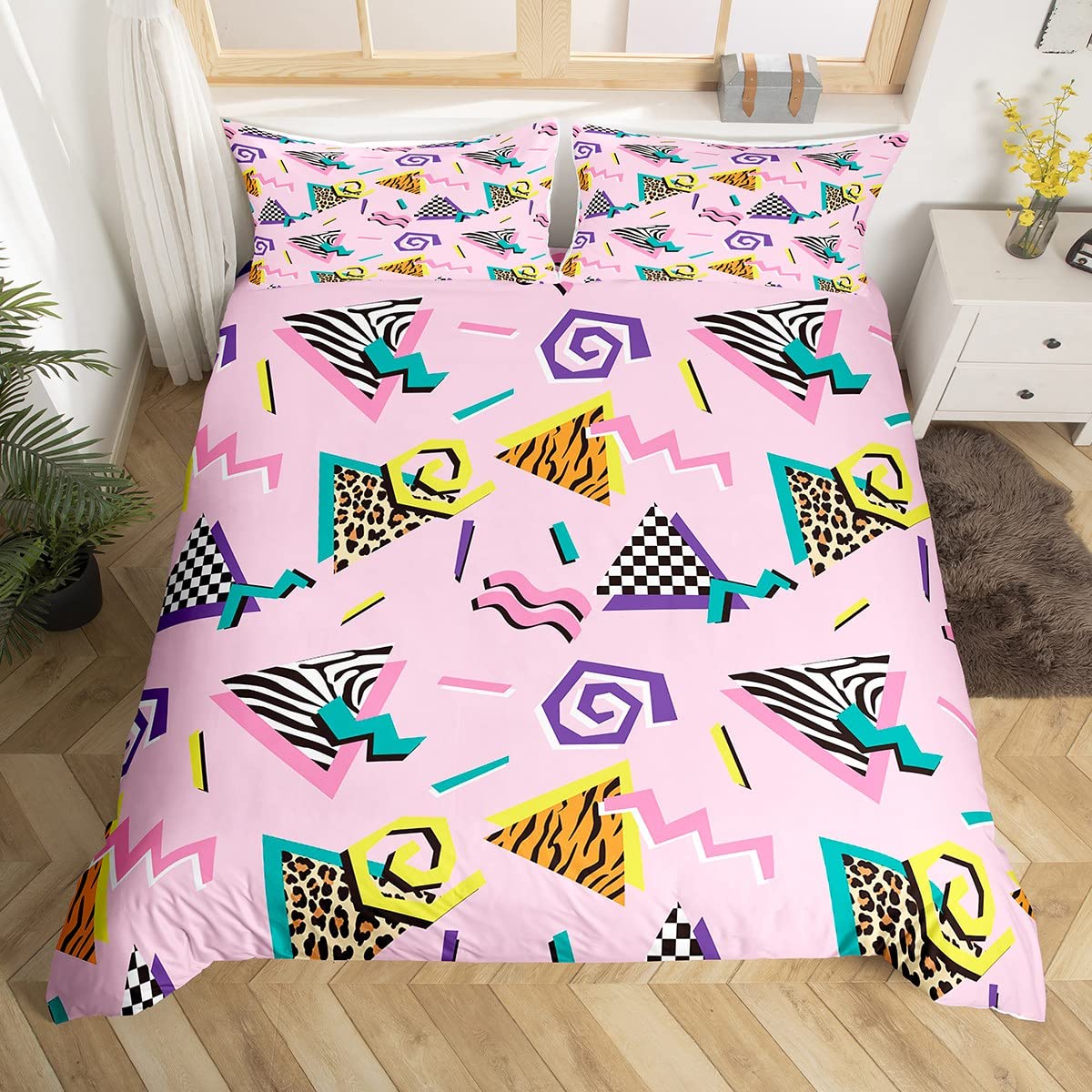Ropa de cama estilo hipster de 155x220 cm para renovar dormitorios aburridos al instante