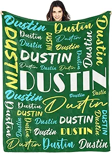 Personalized Blankets for Kids with Names Customized Blankets with Name for Adult Custom Blanket Gift for Birthday Christmas Valentines Day Gift