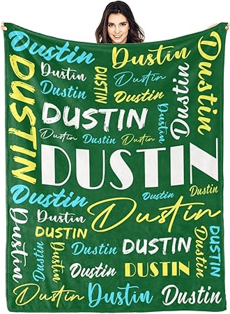 Personalized Blankets for Kids with Names Customized Blankets with Name for Adult Custom Blanket Gift for Birthday Christmas Valentines Day Gift