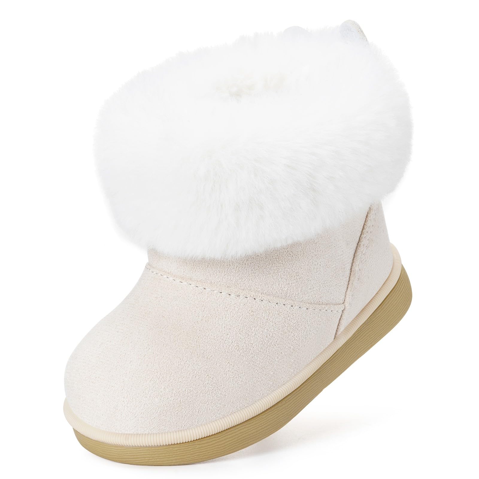 Gaatpot Stivali per Bambine e Ragazze Stivaletti da Neve Ragazzi Fodera Scarpe con Invernali Bambini Stivale con Imbottitura Calda 20-29EU