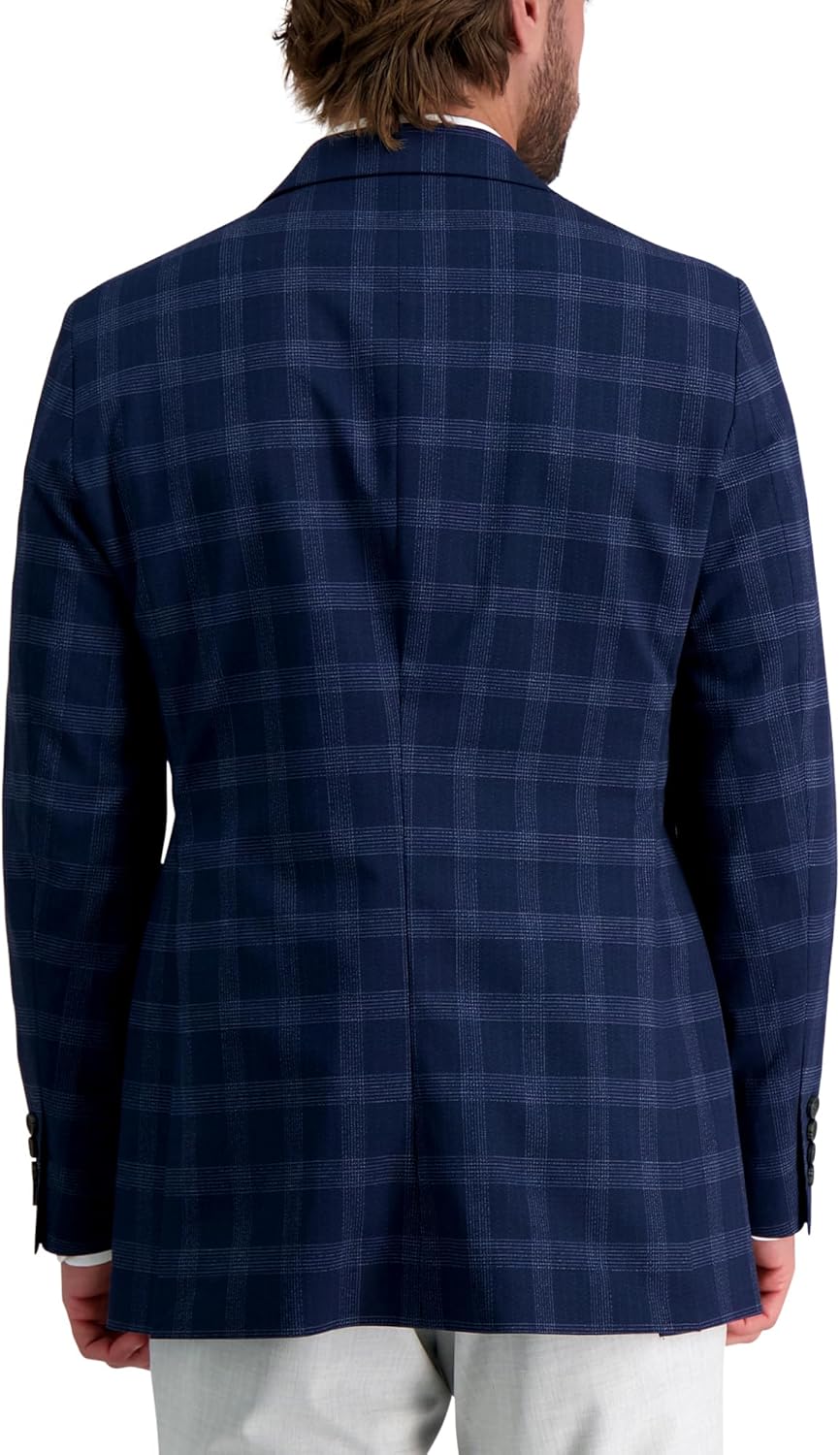 Haggar Mens Men's Jmh Premium Stretch Tailored Fit Subtle Pattern Sport Coats - Image 2
