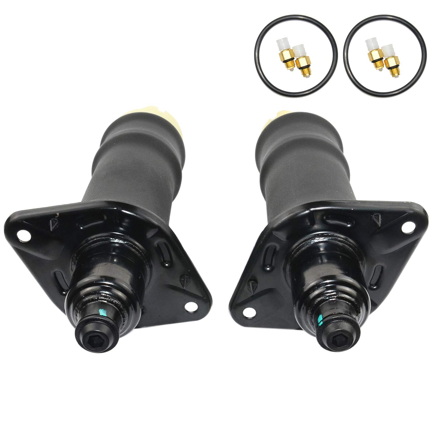 Bisenya Pareja de cámaras de aire con suspensión neumática posterior Izquierda derecha compatible con A6 4B2 C5 4B5 Allroad fuelle de suspensión 4Z7616051A 4Z7616052A 4Z7 616 051A 4Z7 616 052A