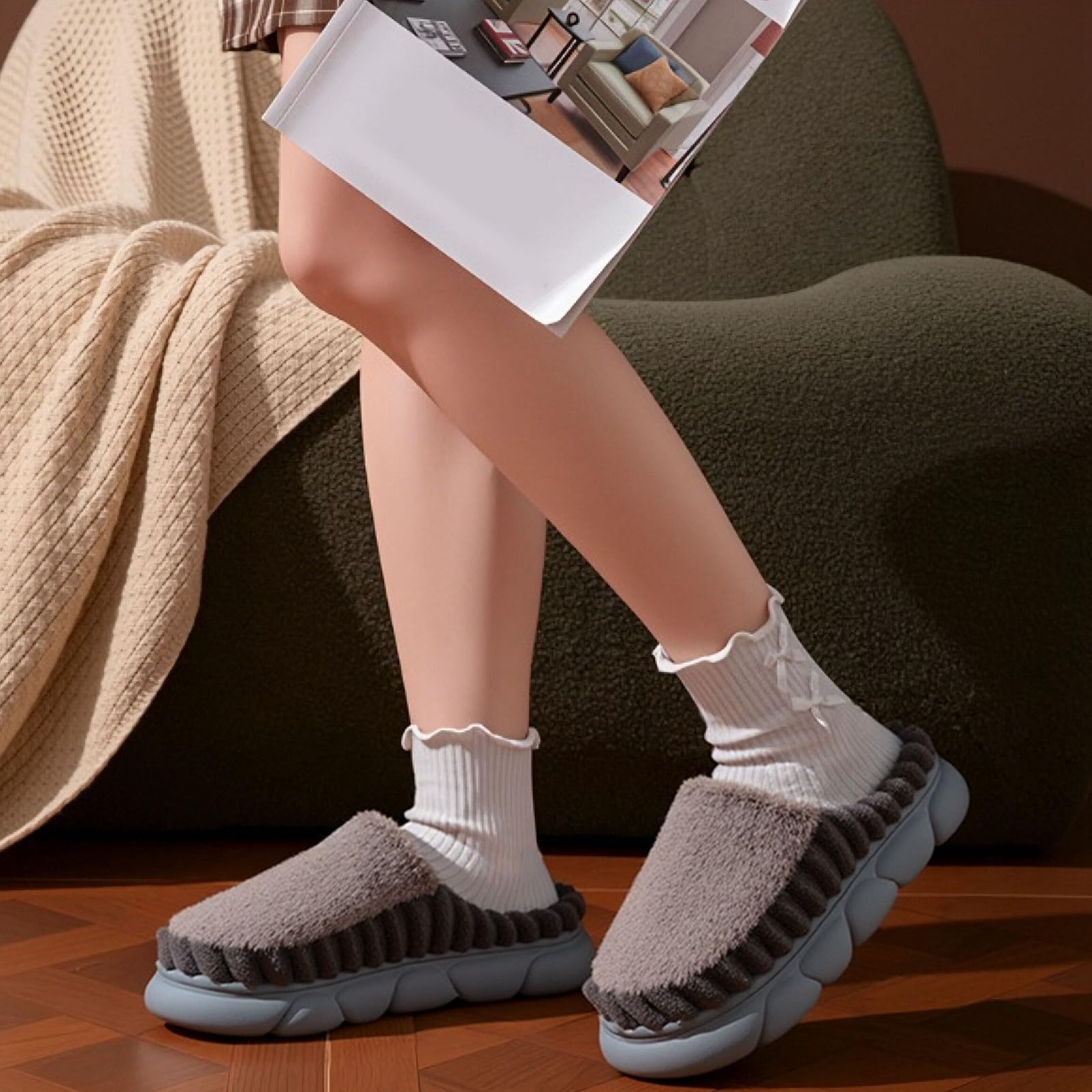 Chaussons Femme Bottes Invités Pantoufles Ete Confort Chausson Fermé Pantoufle Été Chat Espadrille Femmes Invité Chaussures Interieur Chaussure Aide Soignante Cadeau Polaire Homme Mule Ado Pour