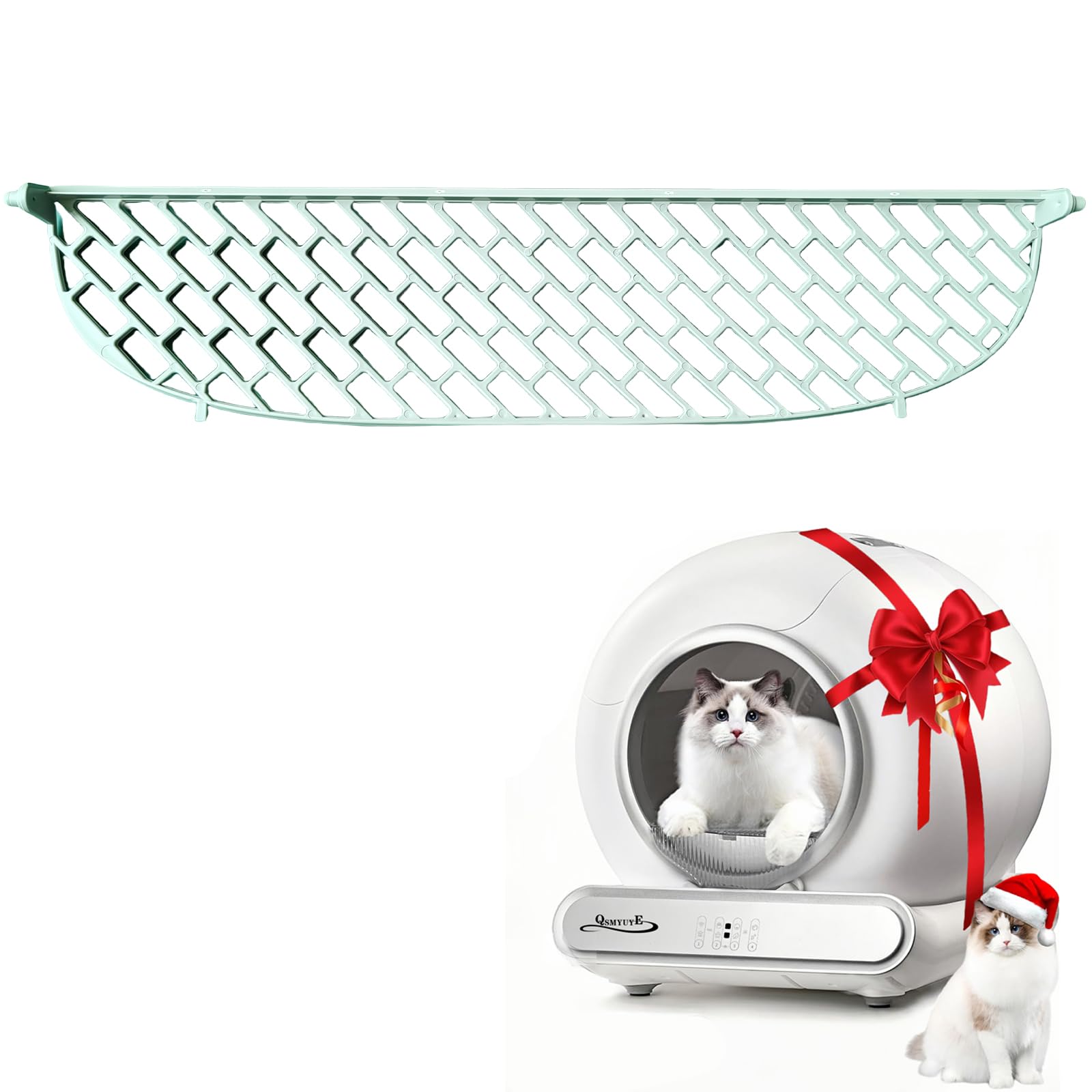 Filter for Cat Litter - for Use in the QSMYUYE Cat Litter Tray Self-Cleaning (White) — image 1
