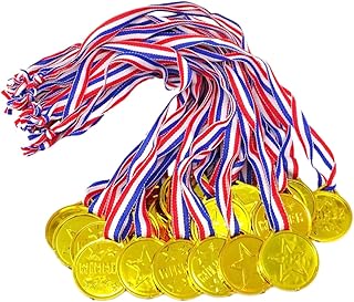 INOOMP Race Medals Winner 20pcs Soccer Medals for Kids Kid Toys Dance Medal Gold Award Medals The Medal Child Ribbon Football Running Medal Soccer Medal
