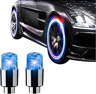 Tampas De Válvula De Pneu Led | Tampas De Válvula Led Com Luzes,Luz De Tampa De Válvula De Roda De Pneu De Flash Led Com Sensores Inteligentes Para Carros Bicicletas Bicicletas Motocicletas Aezon