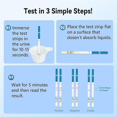 Miniatura 6 de Prueba rápida de menopausia, prueba hormonal FSH para mujeres en casa, tiras de prueba de equilibrio hormonal con sensibilidad óptima, aplicación