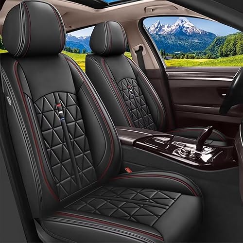 Juego completo de fundas de asiento de automóvil para Volvo XC40 2019-2023 2024, fundas de asiento de cuero impermeables con compatible con bolsa de