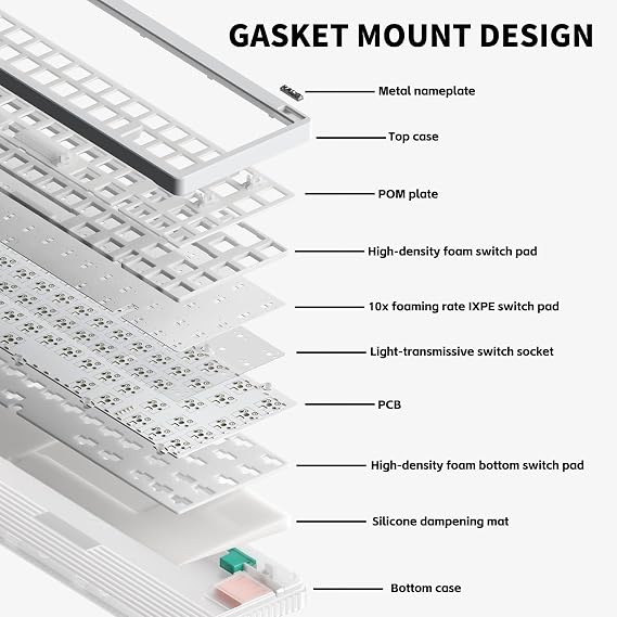 nuphy Halo65 V2 Wireless mechanical keyboard With PBT Keycaps