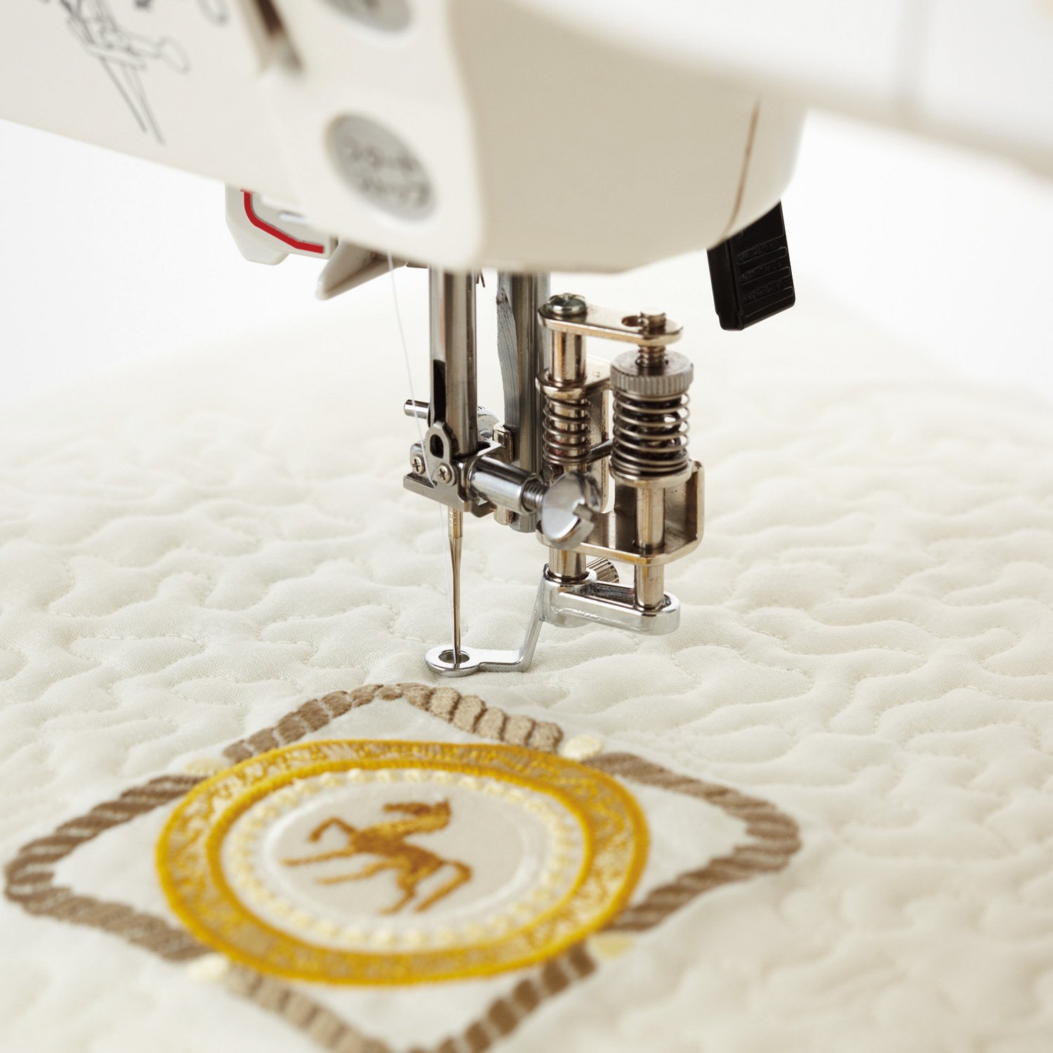 Janome Quiltfuß Set - Freihandnähen unterschiedlicher Stoffe in Quiltprojekten - Kunststoff - 202 001 003