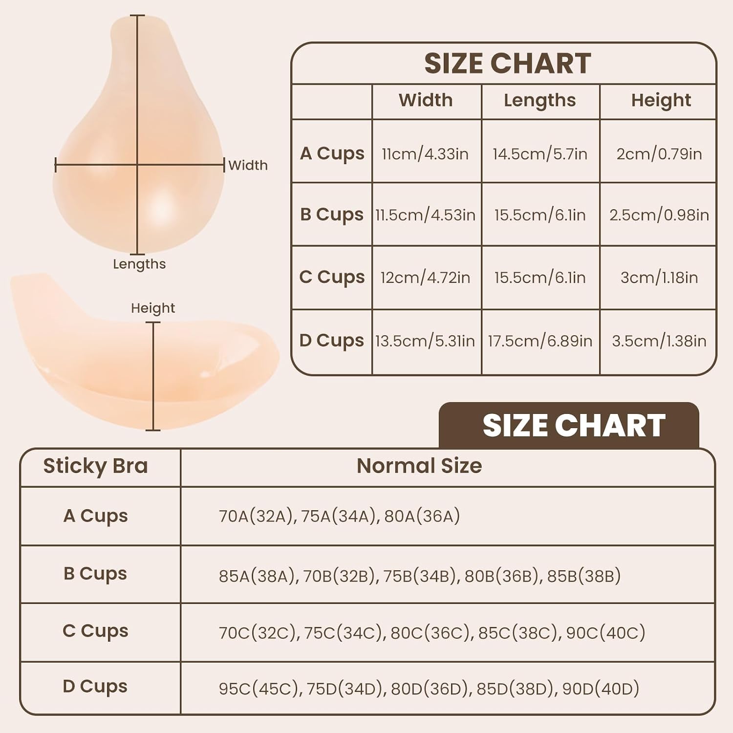 Sticky Bra Adhesive Lifting Backless Push Up Strapless Bras Silicone Stick on Invisible Women Nipple Covers
