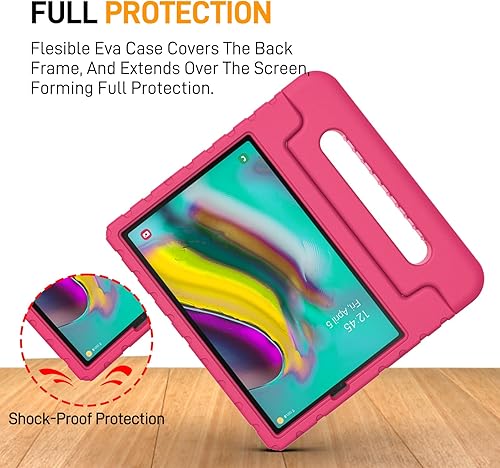 Miniatura 10 de Funda para niños Samsung Galaxy Tab S5e de 10.5 pulgadas lanzado en 2019 modelos de tableta (SM-T720SM-T725SM-T727), funda protectora a prueba de